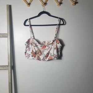 NWT LOFT SLEEP FLOWER PRINT BRA SIZE XXL